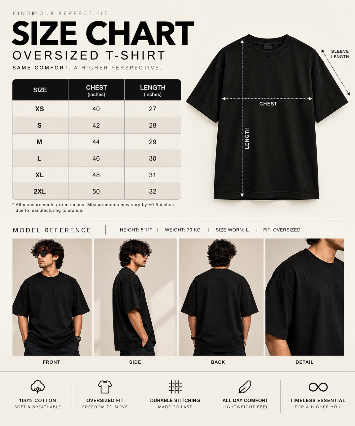 AHANKAAR — The Broken Self | Oversized T-Shirt | Front Print