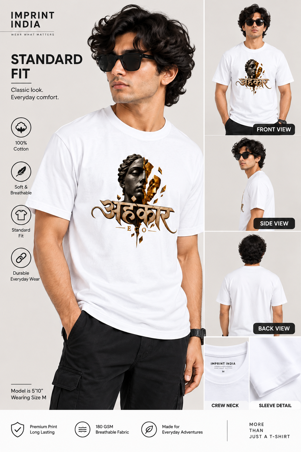 AHANKAAR — Fractured Self | Classic T-Shirt
