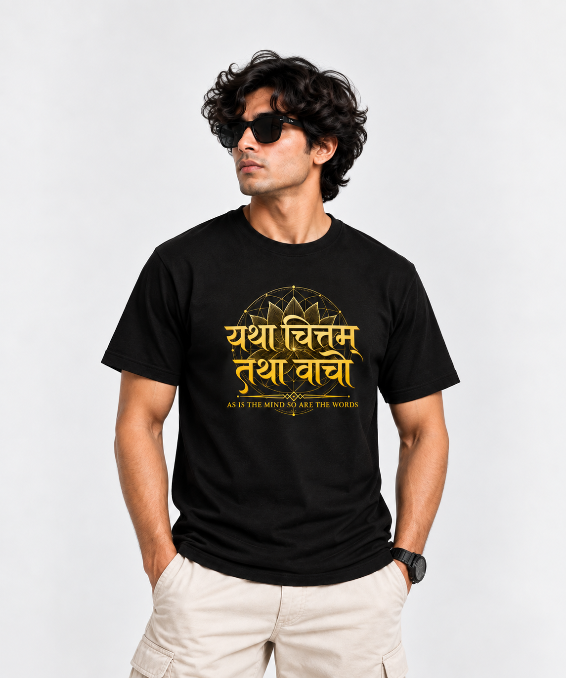 YATHA CHITTAM TATHA VACHO — As Is the Mind, So Are the Words | Classic T-Shirt