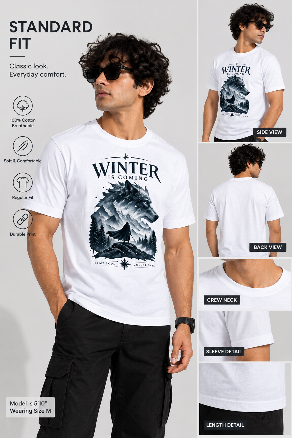 WINTER IS COMING — Same Soul, Colder Days | Classic T-Shirt