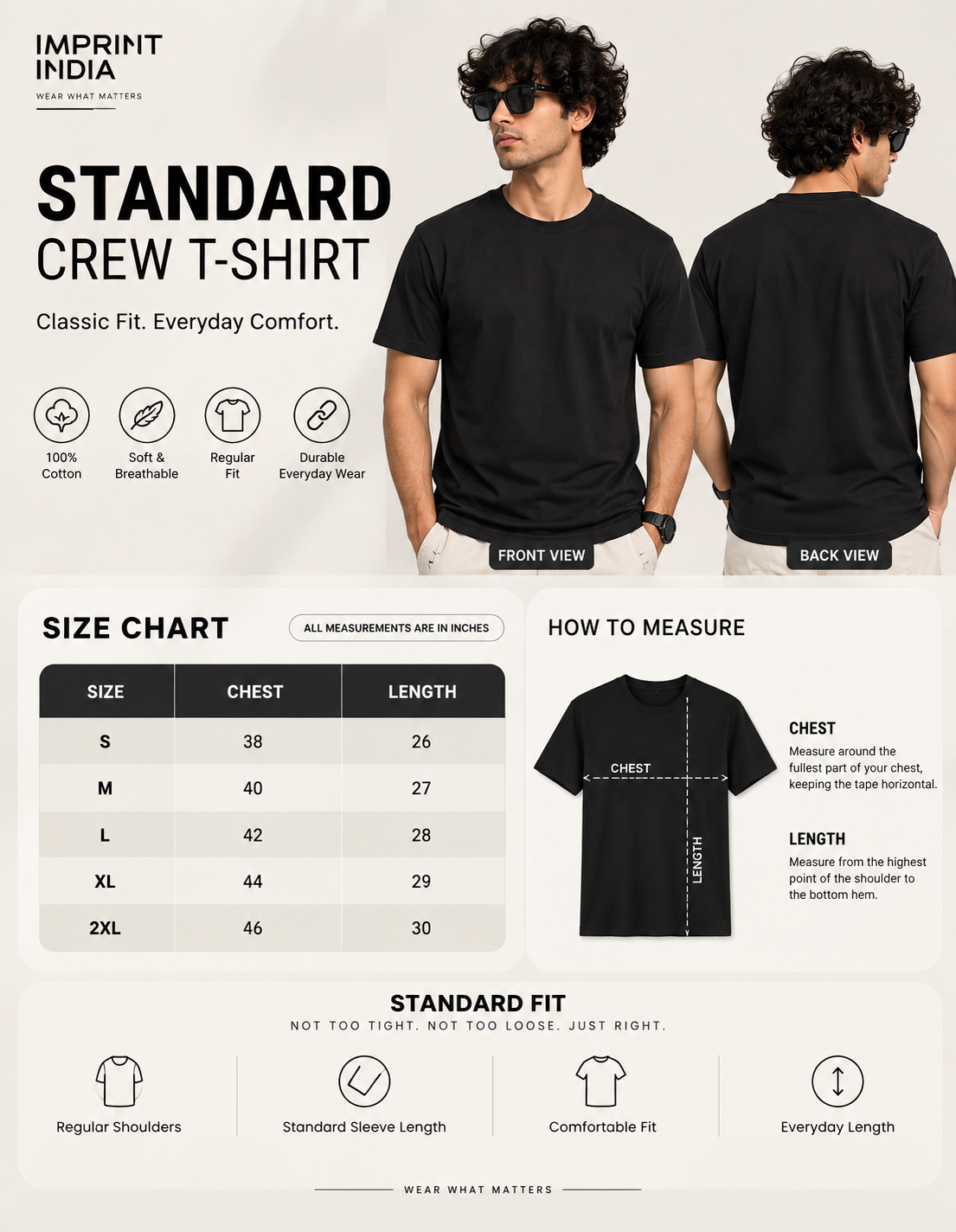 YATHA CHITTAM TATHA VACHO — As Is the Mind, So Are the Words | Classic T-Shirt