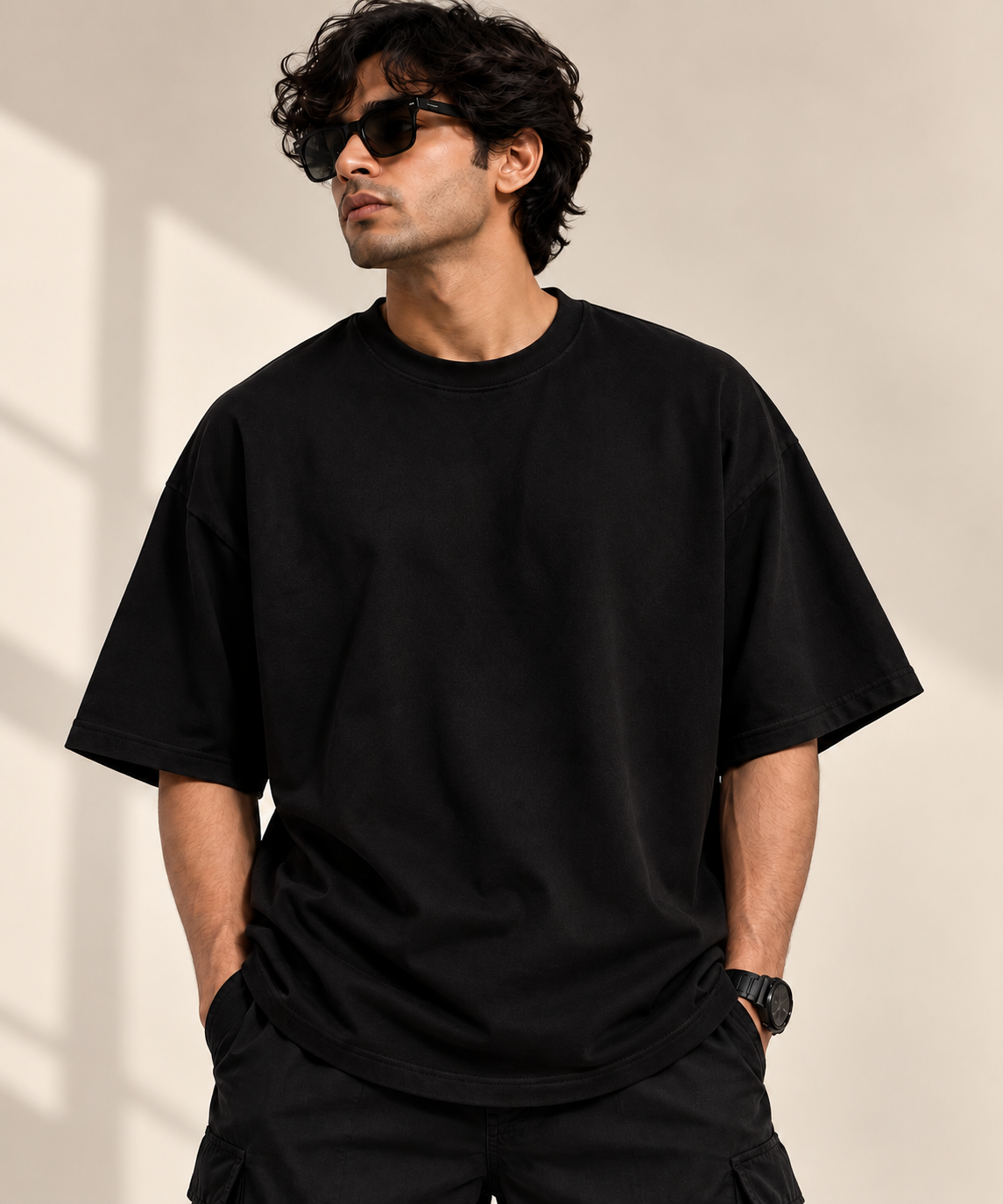 AHAM BRAHMASMI — The Cosmic Self | Oversized T-Shirt | Back Print